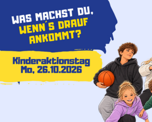 Kinderaktionstag: Stark sein. Grenzen setzen.