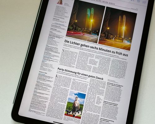 activity night - unser Charity Event in der Fellbacher Zeitung