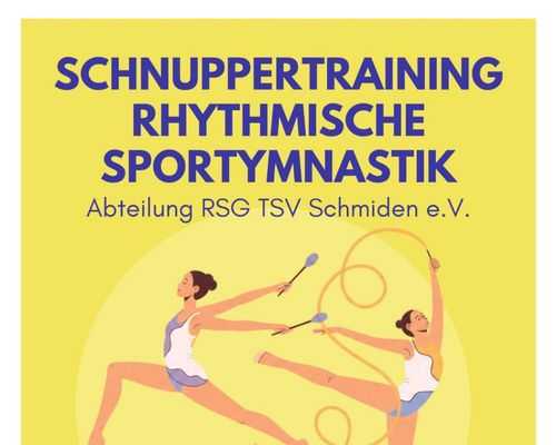 Schnuppertraining Rhythmische Sportgymnastik – Jetzt anmelden!