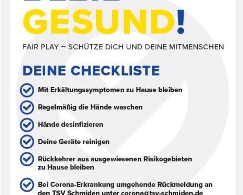 Bleib gesund! 