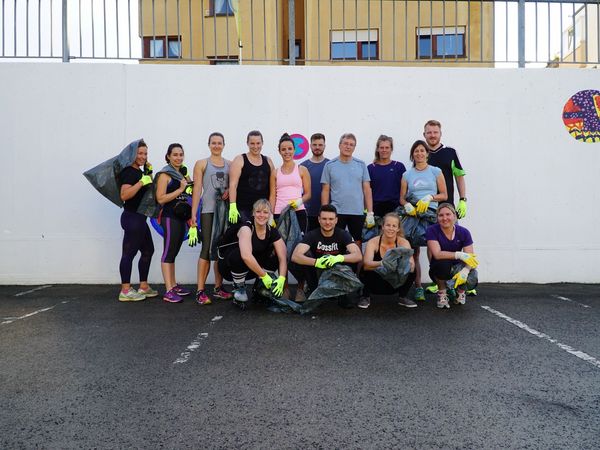 Bilder der Plogging Aktion 2019