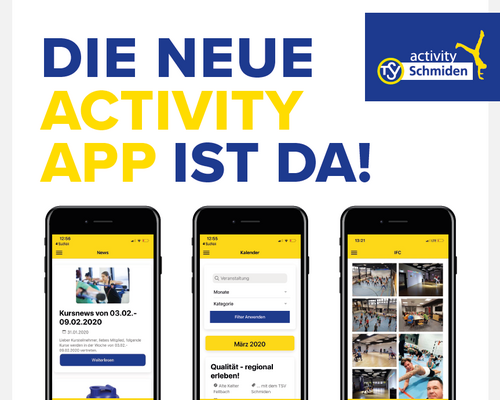 Die neue activity App ist da!