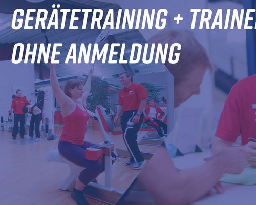 Keine Online-Anmeldung mehr für Gerätetraining + Trainer-Termine