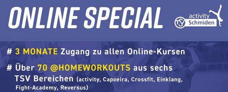 Online-Special zu Sonderkonditionen 