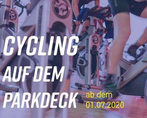 Cycling auf dem Parkdeck