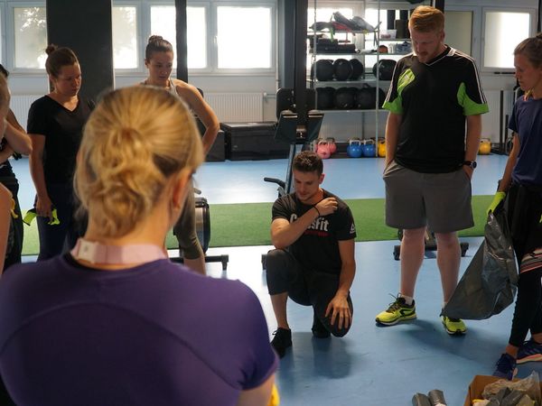 Bilder der Plogging Aktion 2019