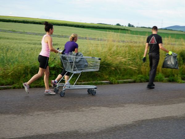 Bilder der Plogging Aktion 2019