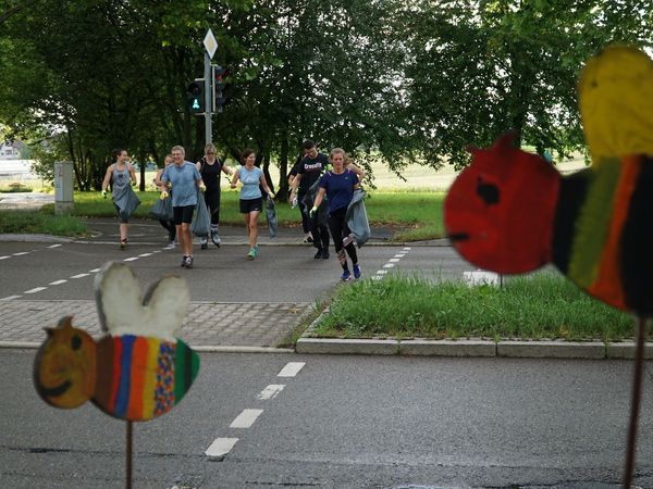 Bilder der Plogging Aktion 2019