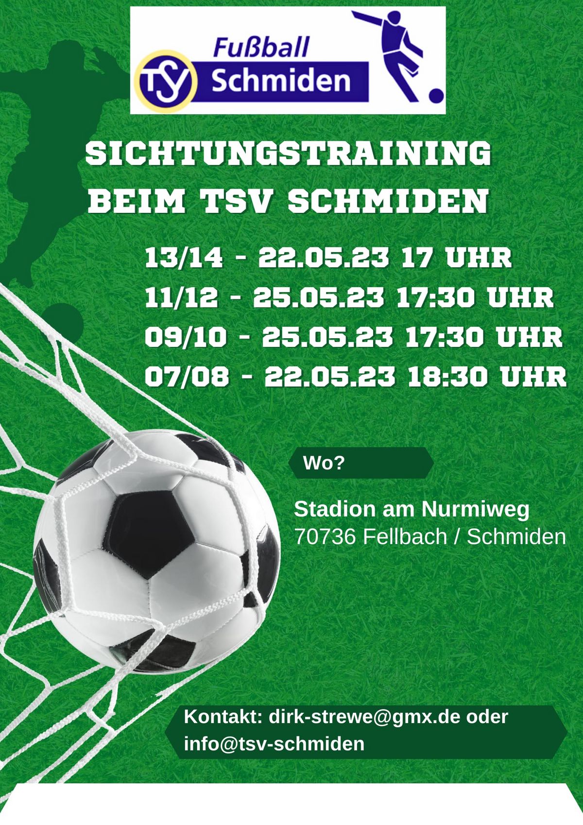 TSV Schmiden - Wo Zukunft Tradition Hat: Wir Suchen Dich
