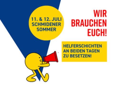 Helferaufruf: Schmidener Sommer 2026