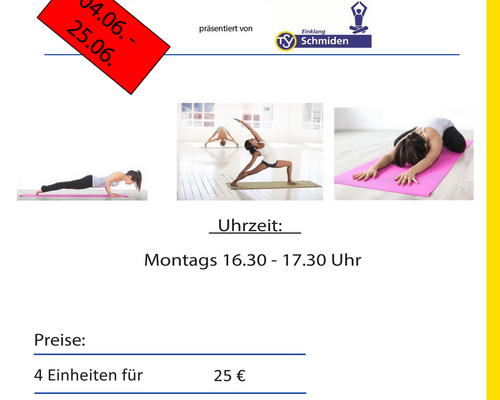 4 Schnuppereinheiten: Nachhaltige Entspannung