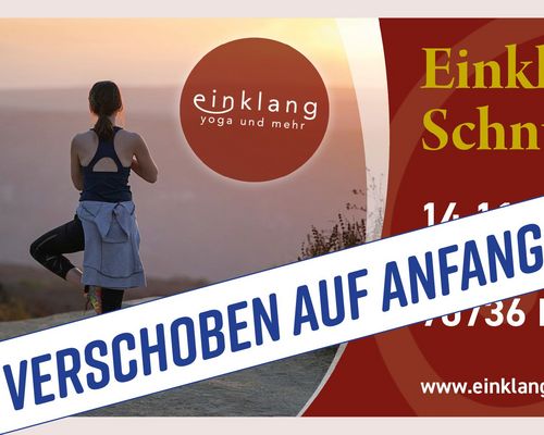Verschiebung Einklang Schnuppertag