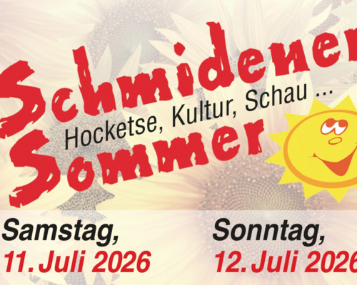 Schmidener Sommer am 11. + 12. Juli 2026