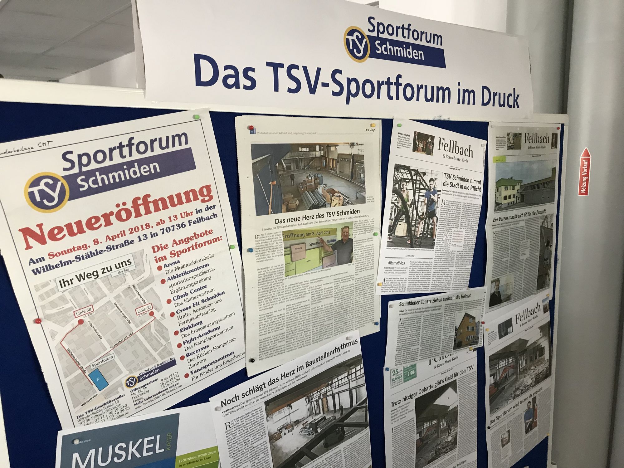 Sportforum: Offizielle Eröffnung mit Tag der offenen Tür