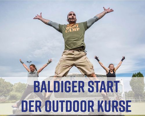 Am 31.05. starten wir mit unseren ersten Outdoor-Kurs um 17.30 Uhr!